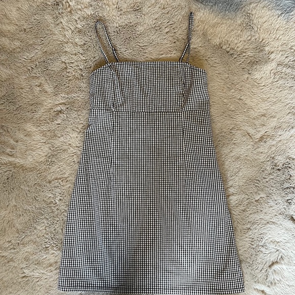 GARAGE Black and White Plaid Dress Size XS - Picture 1 of 4
